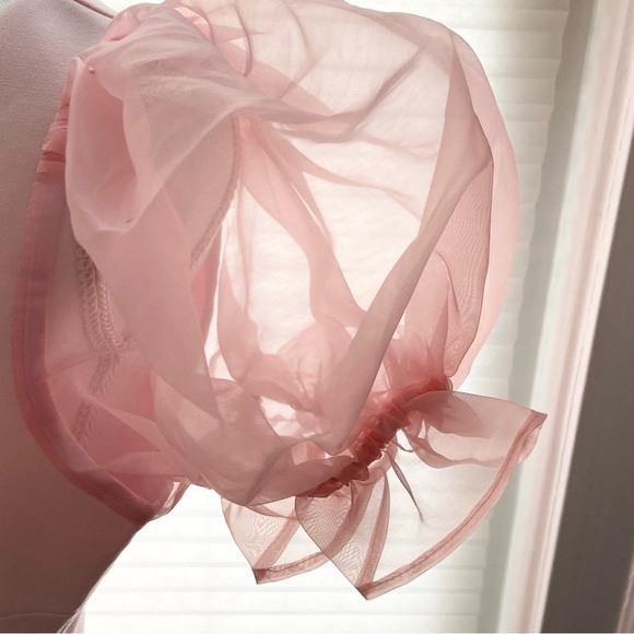 Likely Womens Powder Pink Easter Dress Soft Girl Era Pastel Pink Feminine Size 6 - Picture 3 of 14